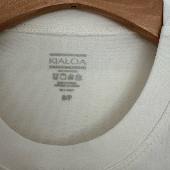 KIALOA women’s white long sleeve rash guard swim protection shirt top small - Picture 2 of 3